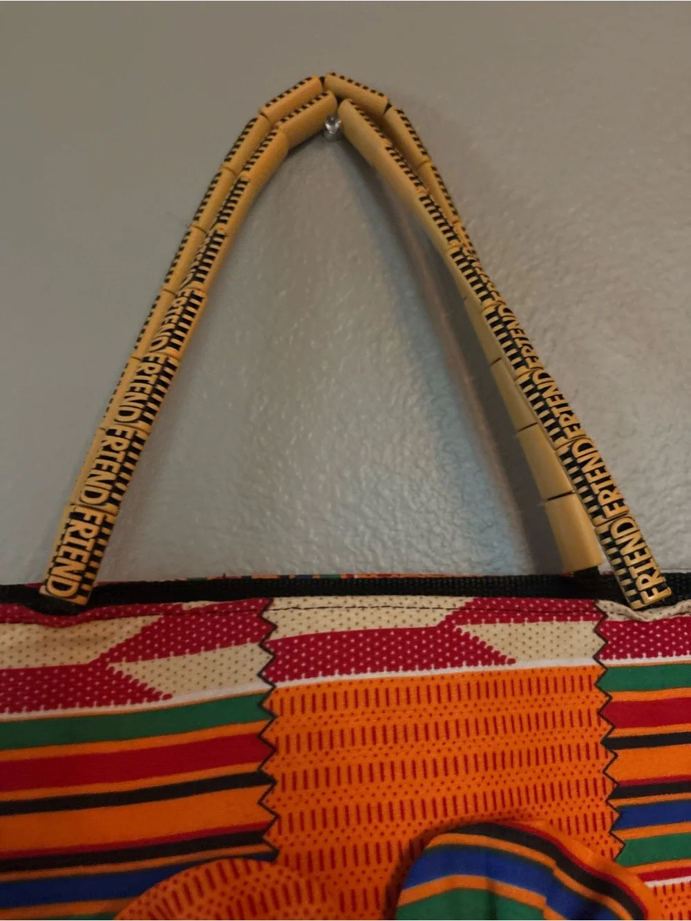 Colorful kente Bow Tote Bag - Women